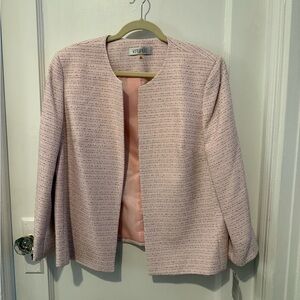 NWT Kasper Women's Soft Pink Blazer
